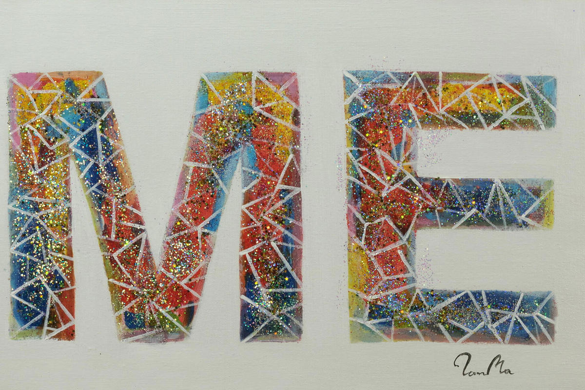 ACRYLBILD HANDGEMALT 120/40 cm - Multicolor, Holz/Textil (1.36/40cm) - KUNSTLOFT