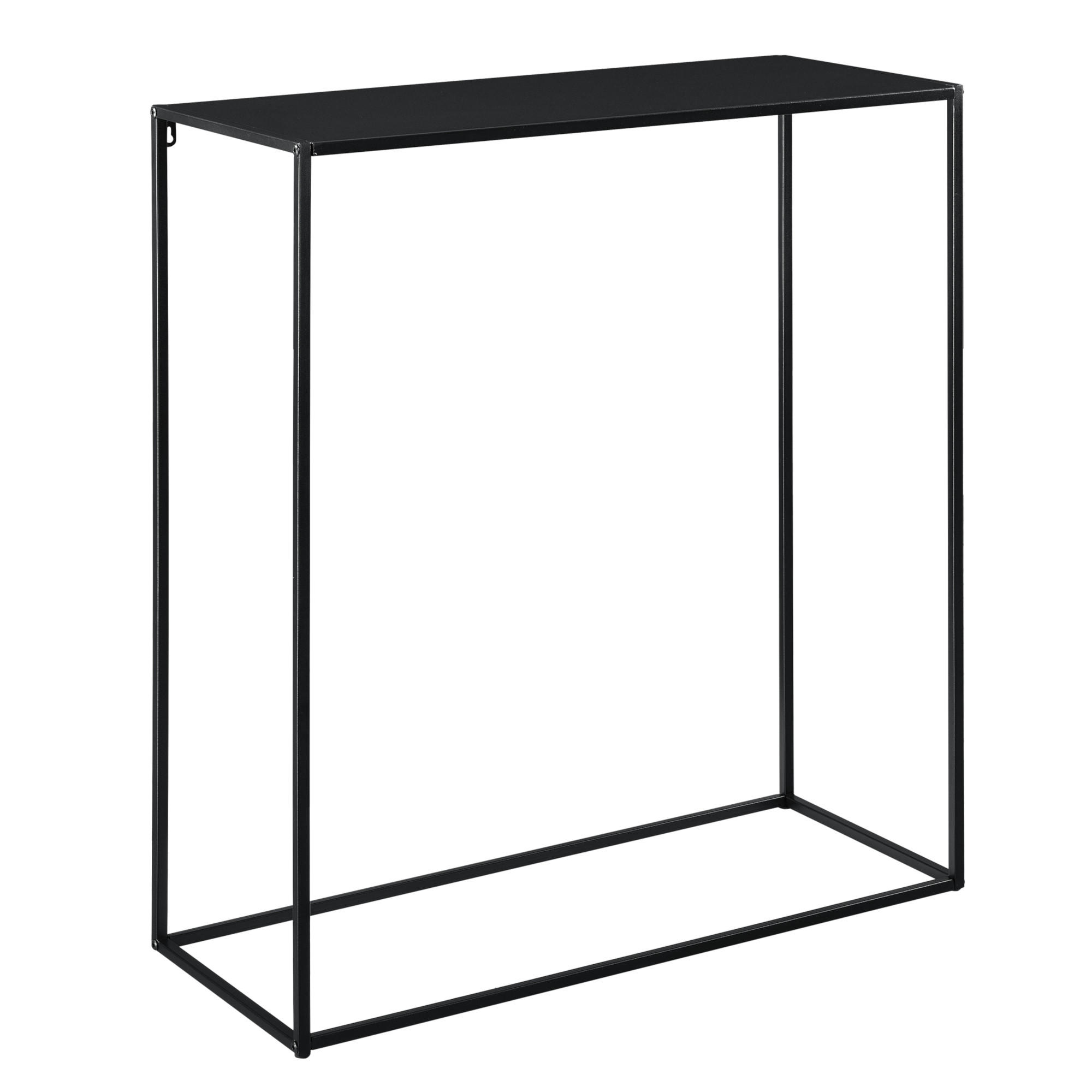 KONSOLENTISCH Benimaclet - Schwarz, Metall (32/80/92cm) - [en.casa]