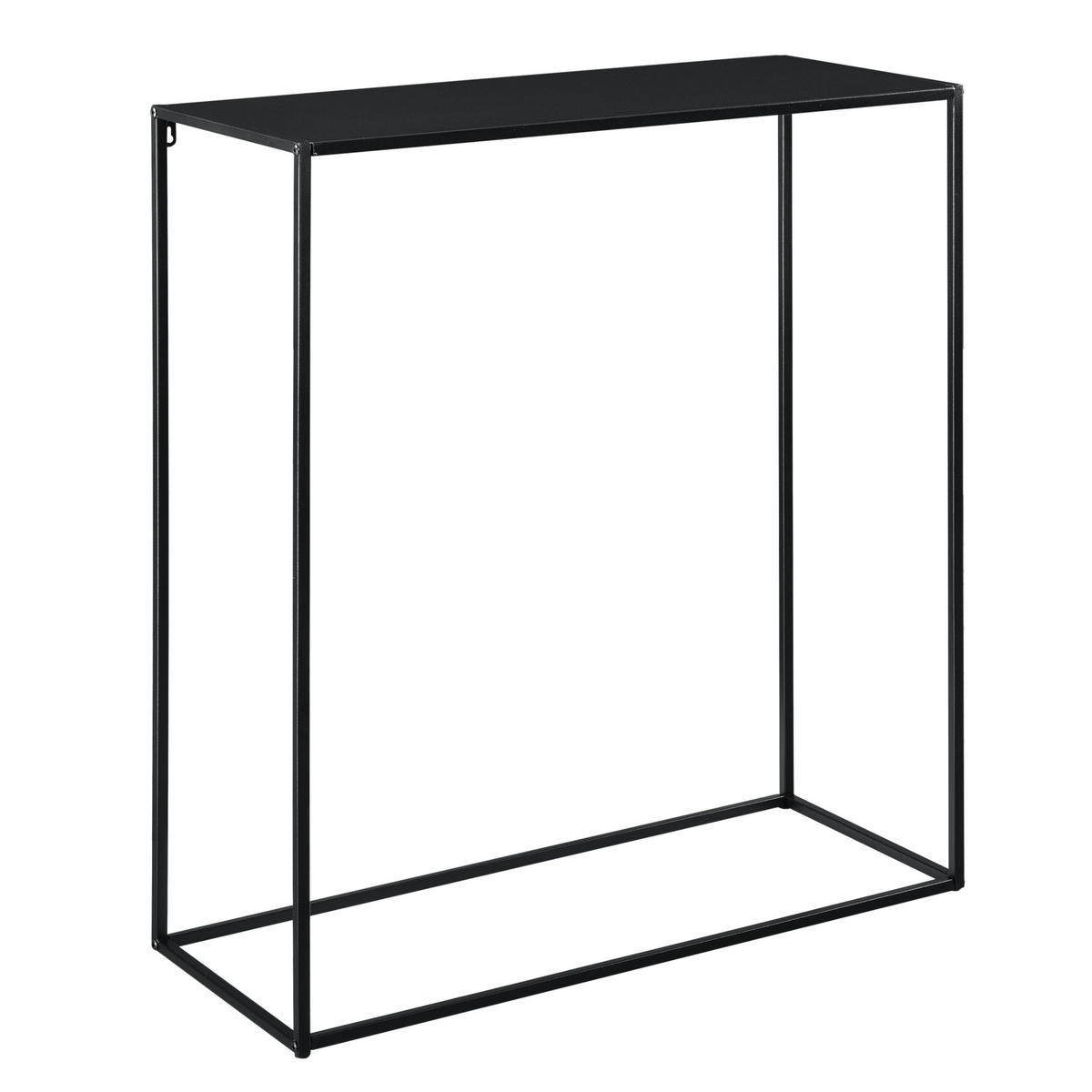 KONSOLENTISCH Benimaclet - Schwarz, Metall (32/80/92cm) - [en.casa]