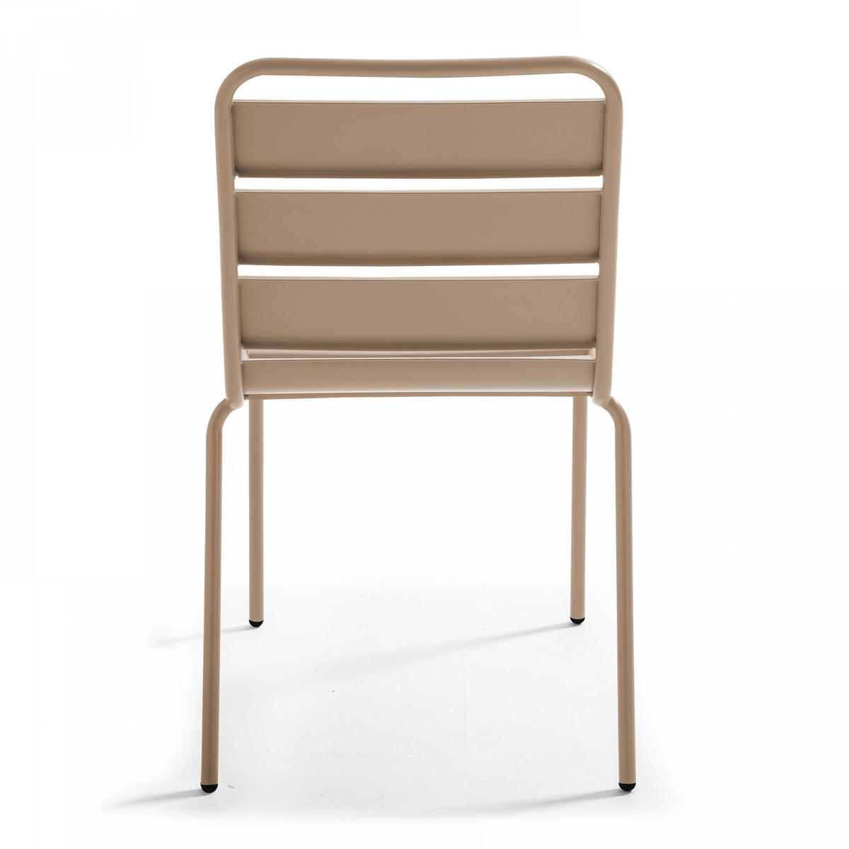 GARTENSET 3-tlg, Taupe - Taupe, Metall - Oviala