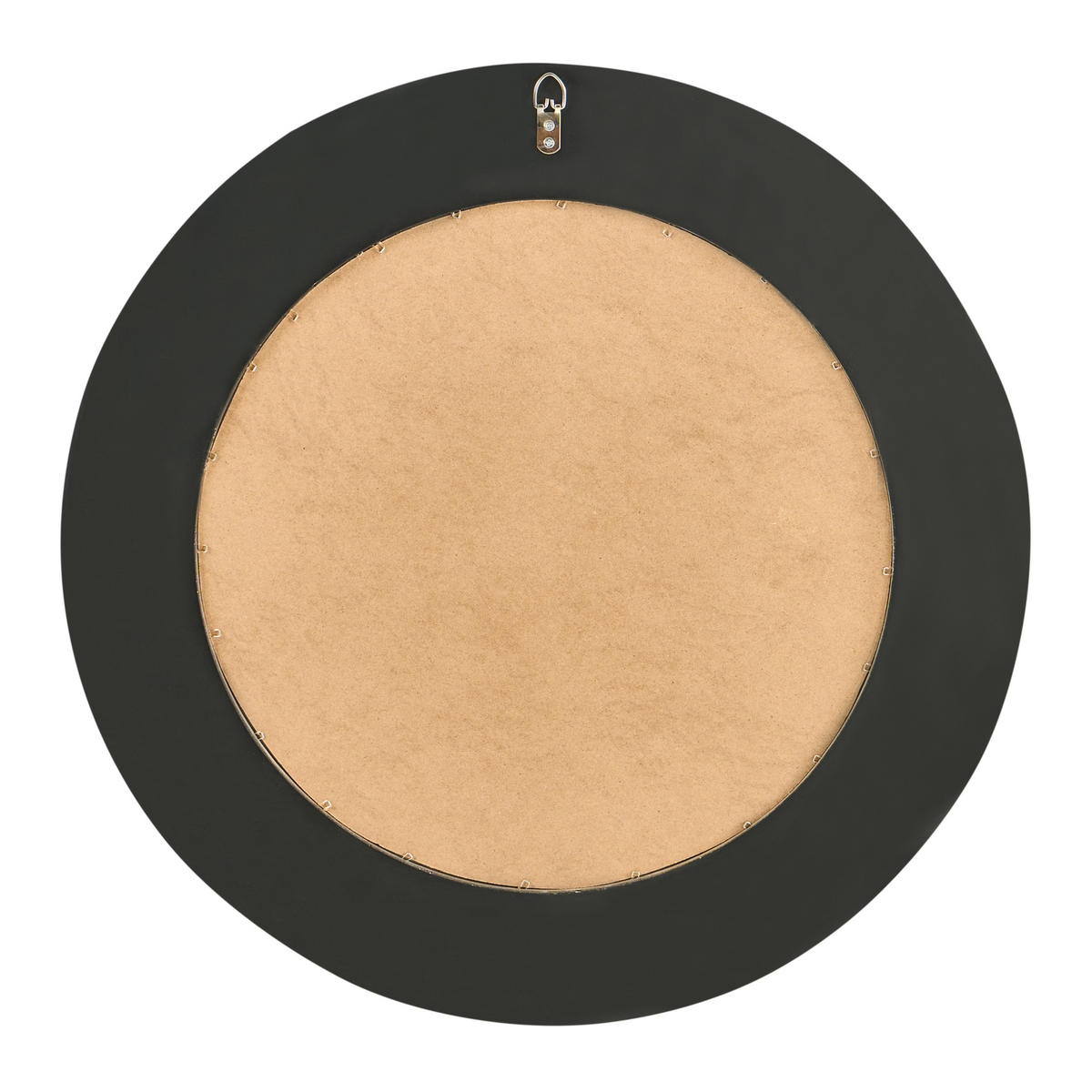 WANDSPIEGEL 66/66 cm Schwarz Malo - Goldfarben/Schwarz, Kunststoff (66/66/3cm) - Beliani