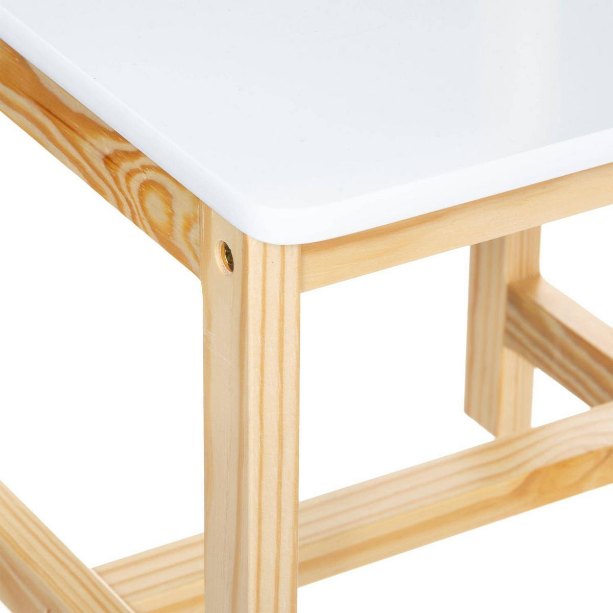 KINDERSTUHL Holz, Naturfarben - Weiß, Holz (29/59/28.5cm) - Atmosphera for kids