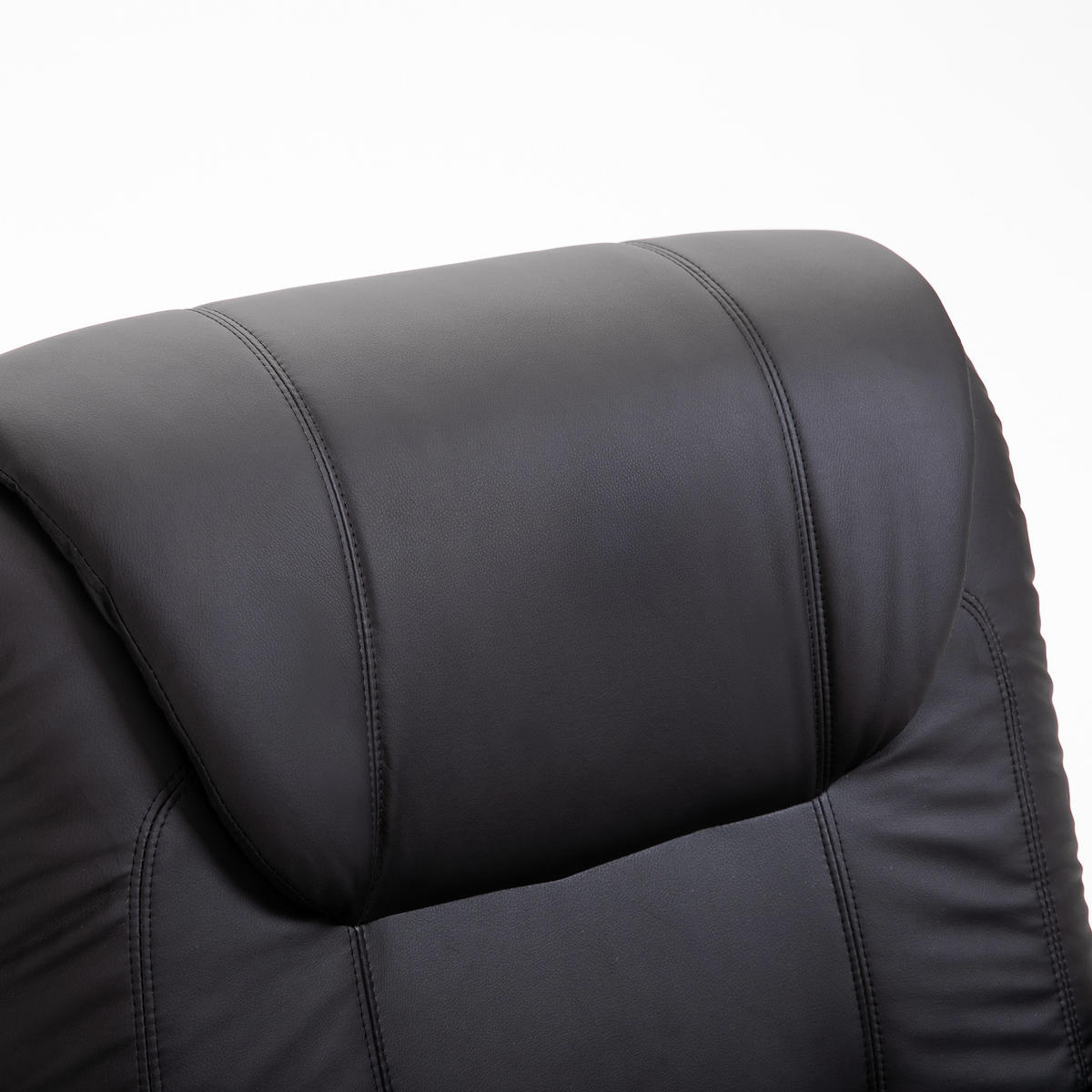FERNSEHSESSEL mit Aufstehhilfe, Schwarz - Schwarz, Kunststoff/Metall (95/106/93cm) - HOMCOM