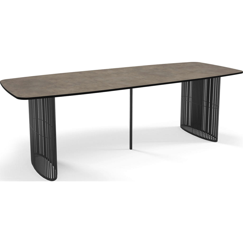 Thumbnail - WFL Group Esstisch, Dunkelgrau, Holzwerkstoff, 10-Sitzer, Rechteckig,Rechteckig, 90x76x160 cm, Esszimmer, Tische, Esstis...