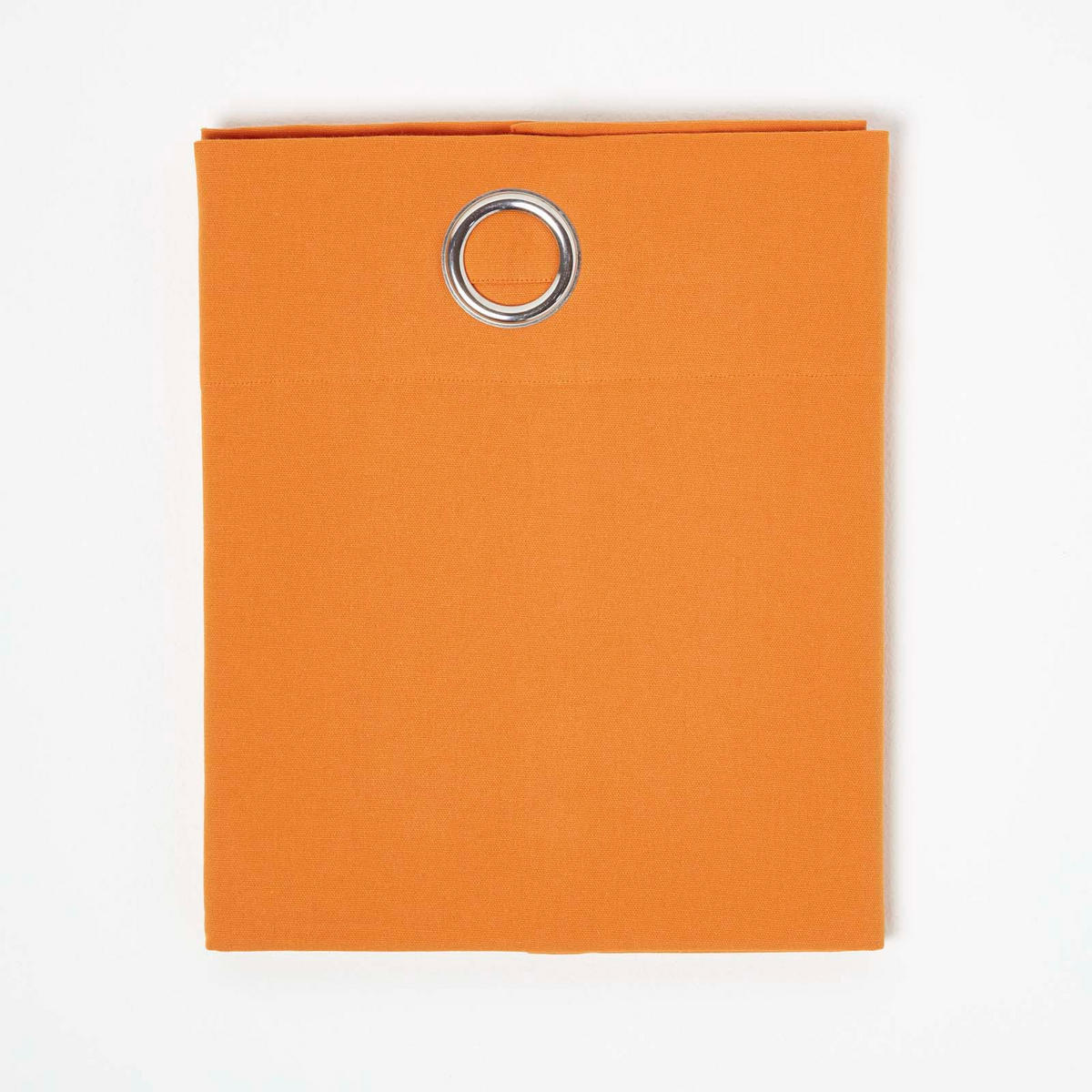 ÖSENVORHANG blickdicht 2er-Set, 117/137 cm - Terracotta, Textil (117/137cm) - Homescapes