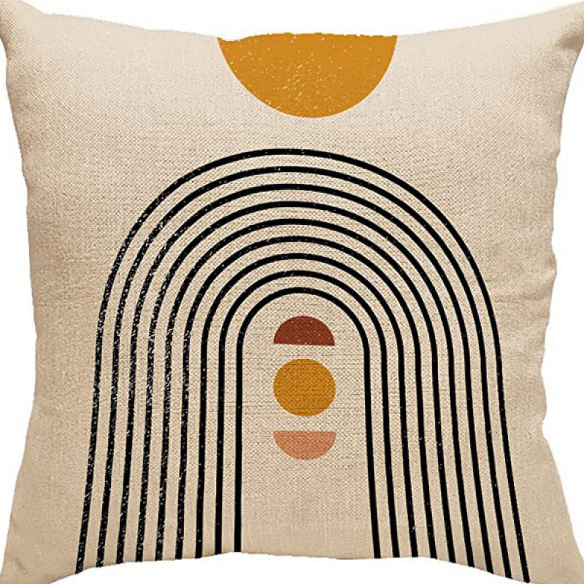KISSENBEZÜGE – ohne Füllung – Beige – 45 x 45 cm – 4er-Set - Weiß, Textil (45/45cm)