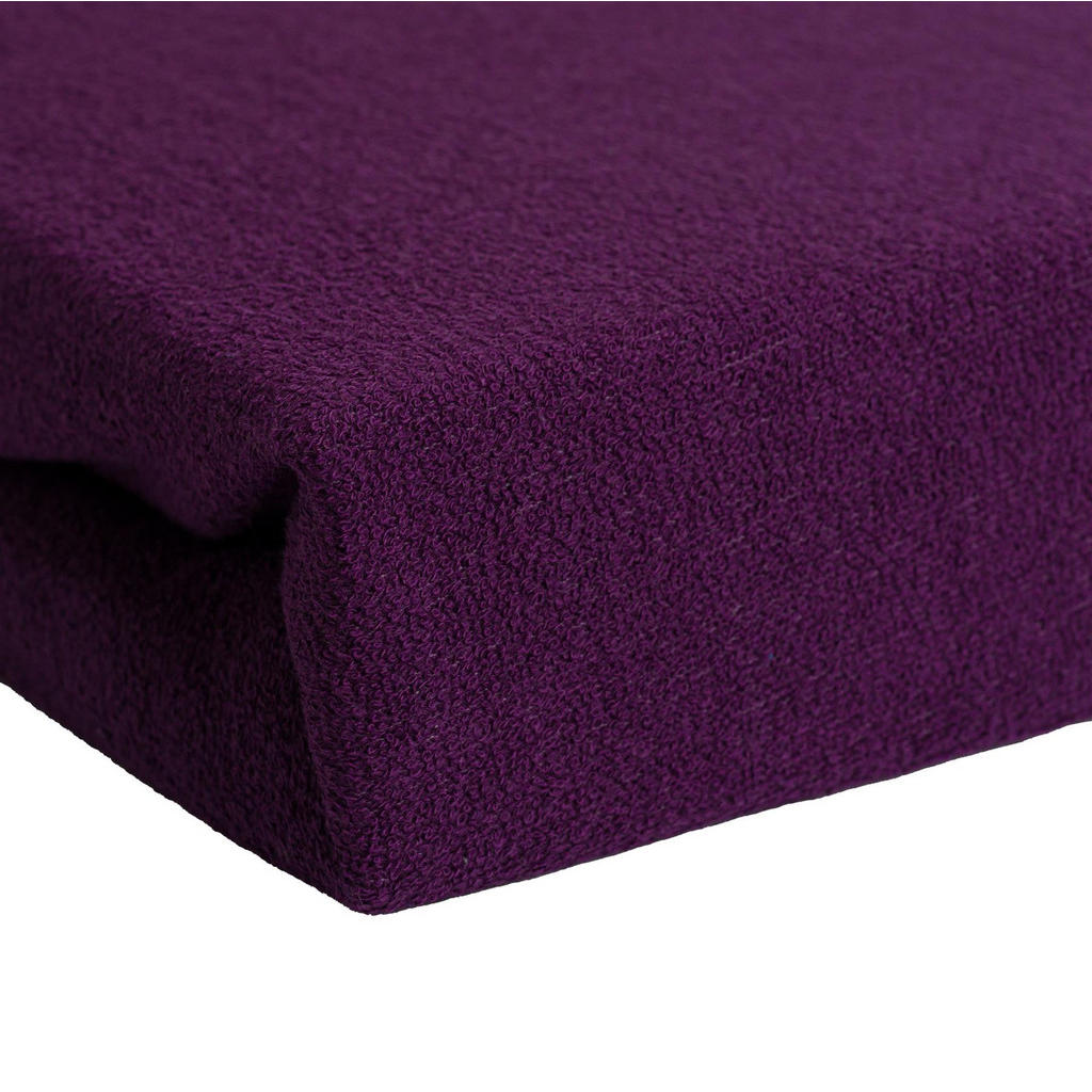 Thumbnail - Carpe Sonno Frottee-Spannbettlaken, Lila, Textil, Uni, Rechteckig, 90x200 cm, Oeko-Tex® Made IN Green, Oeko-Tex® Standar...