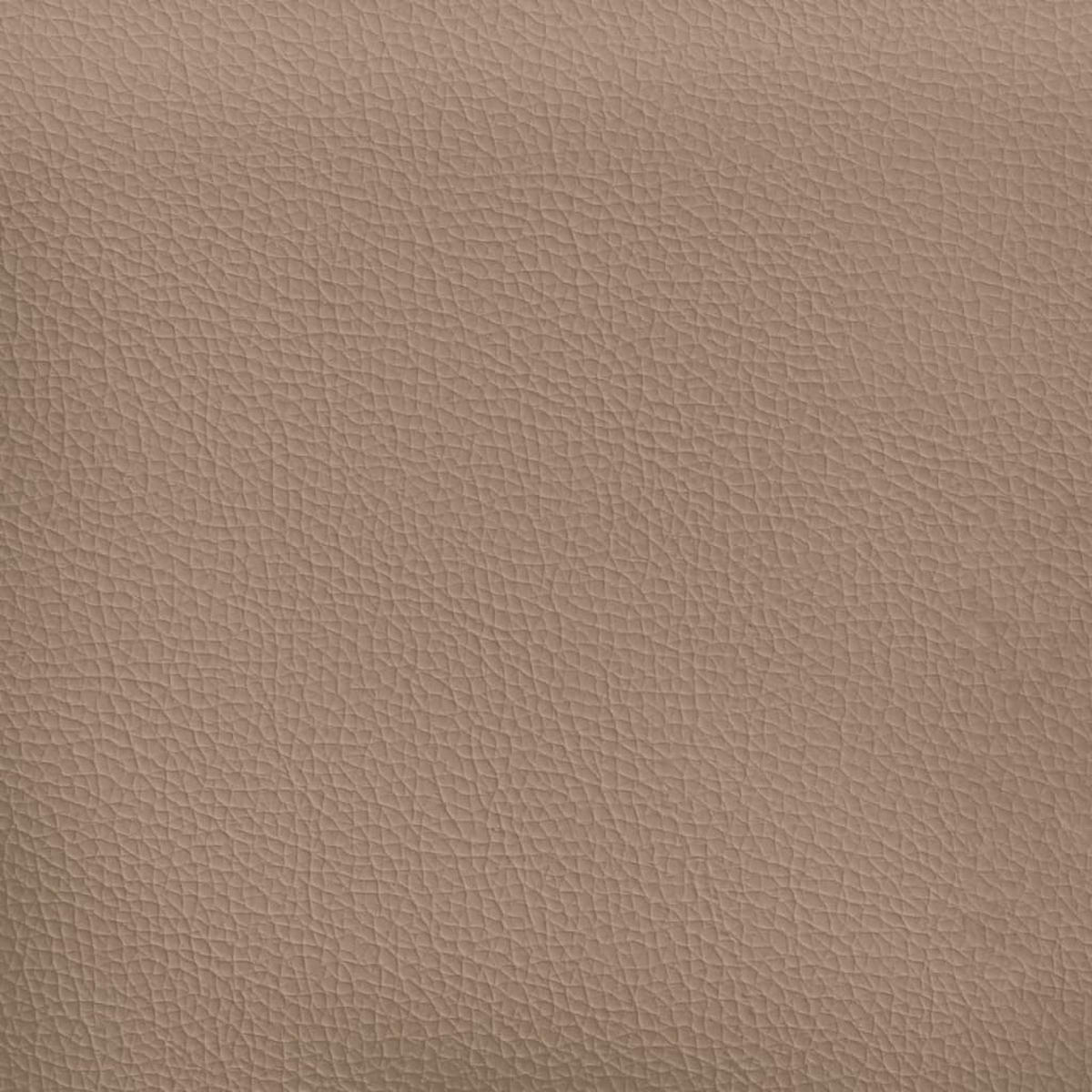 SOFAGARNITUR 3-TLG. Mit Kissen Cappuccino-Braun Kunstleder - Braun, Leder (77/80/78cm) - vidaXL