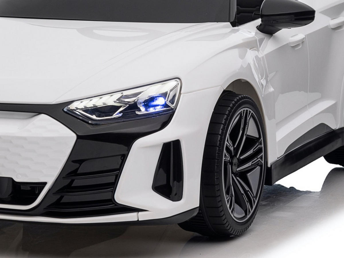 KINDER ELEKTROAUTO Audi RS e-tron GT Weiß - Weiß, Kunststoff (103/58/41cm) - TPFLiving