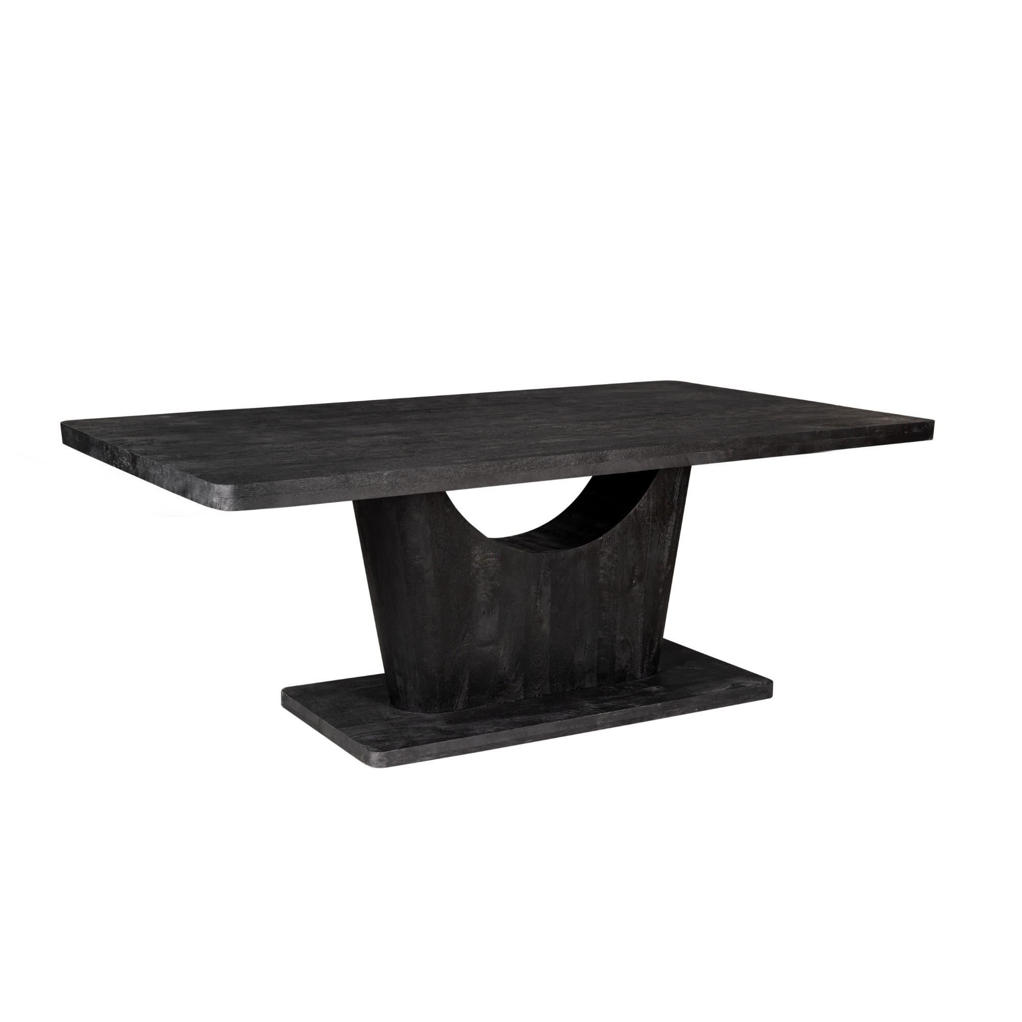 Starfurn Esstisch Schwarz 200x76x110 cm