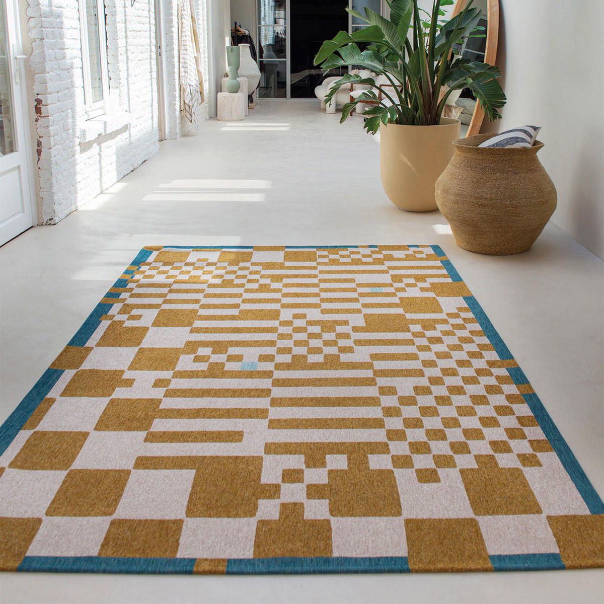 TEPPICH Honey Craft 80/150 cm - Gelb, Textil (80/150cm) - Louis De Poortere