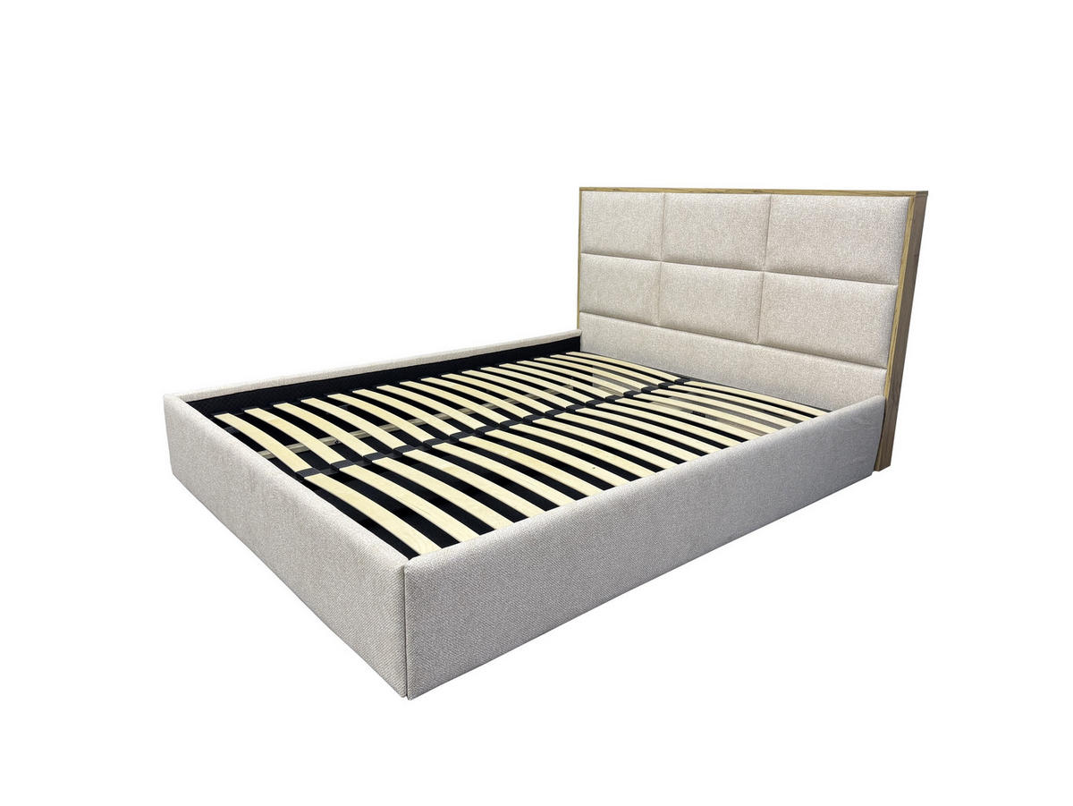 BOXSPRINGBETT LolyT 140x0 cm Bonell H3 cm Gris Clair - Hellgrau, Textil - KS Home Concept