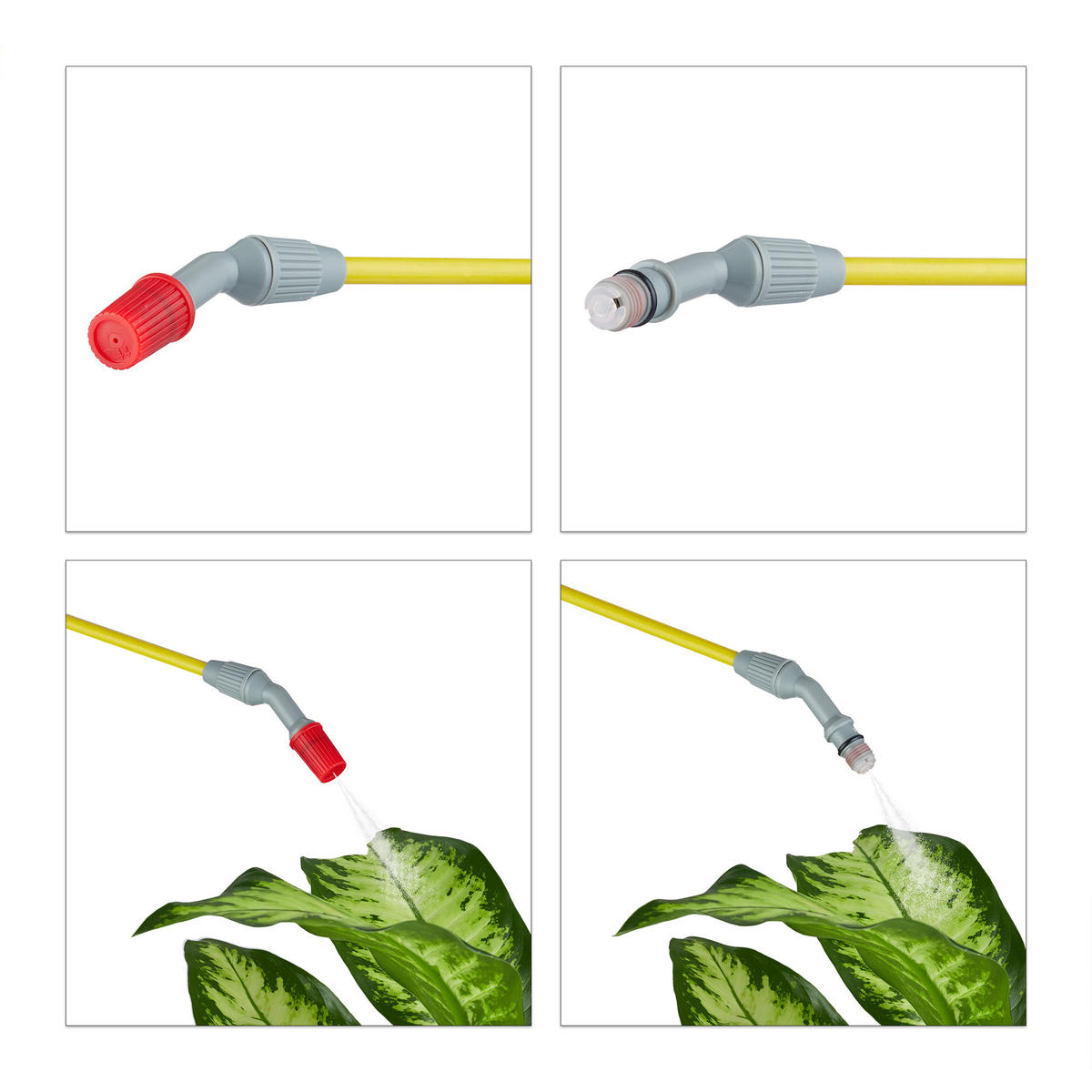 DRUCKSPRÜHER - Weiß, Kunststoff (65/45/17.5cm) - Relaxdays