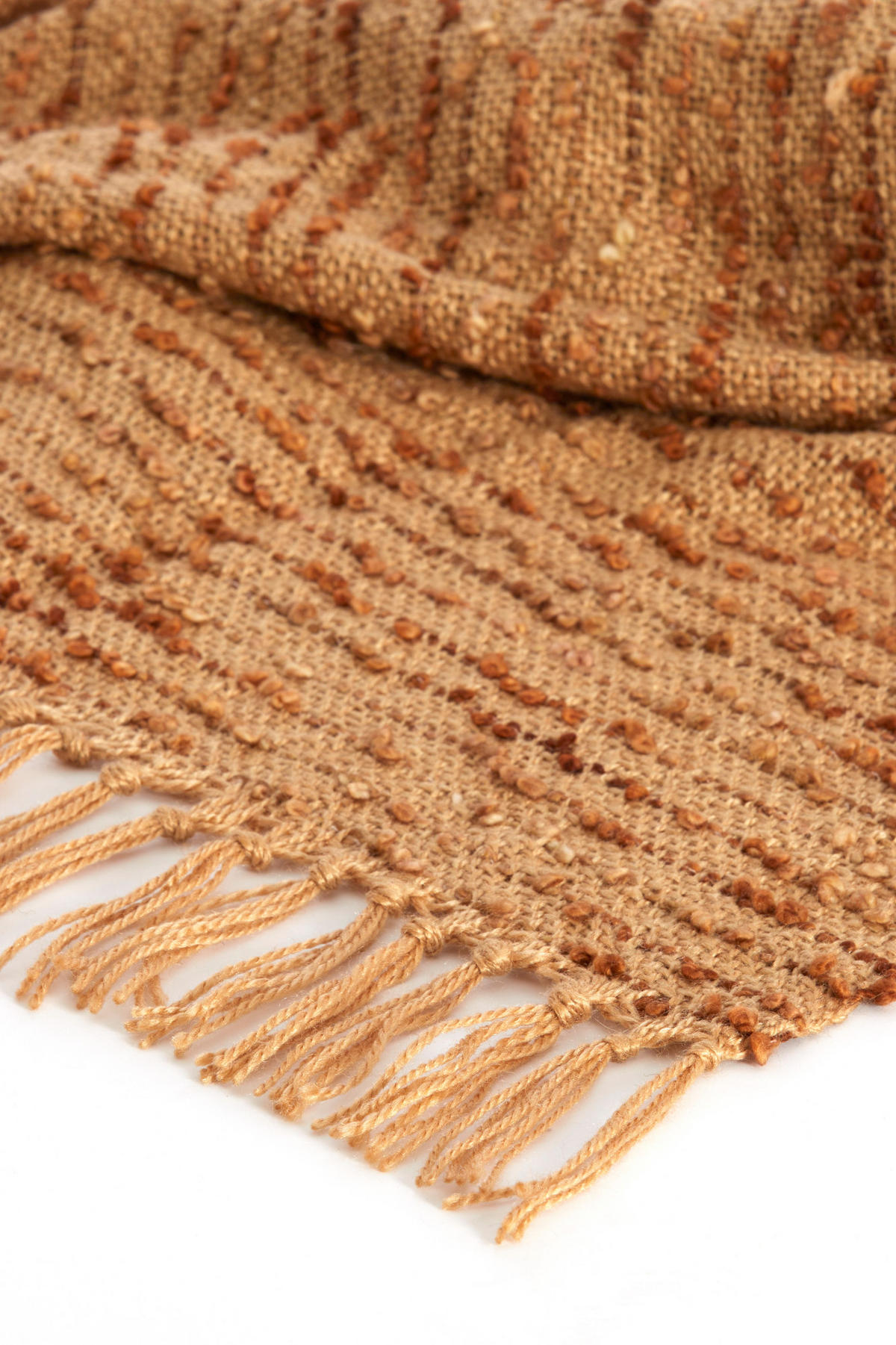 PLAID Cazar Braun 170/130/0,5 cm - Braun, Textil (130/170cm) - Light & Living