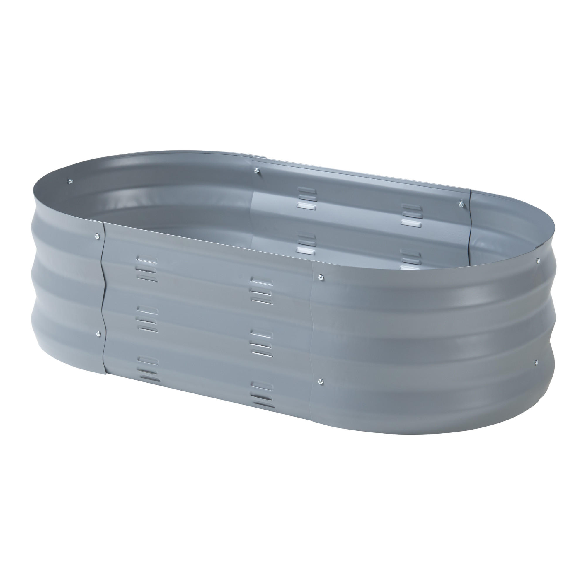 PFLANZBEET Alfedena - Anthrazit, Metall (90/25/50cm) - casa.pro