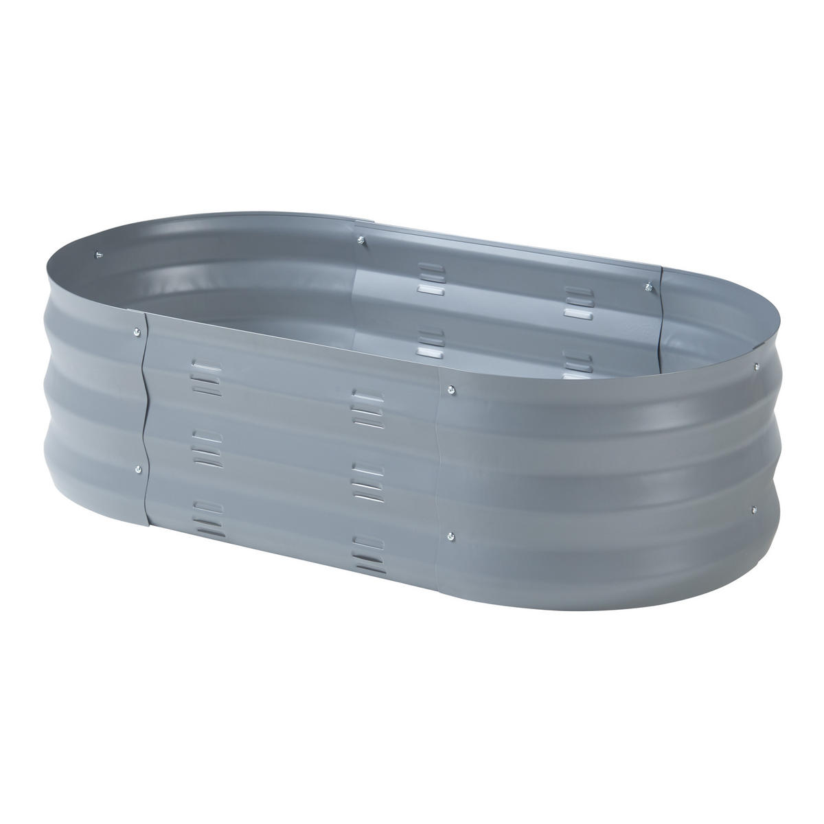 PFLANZBEET Alfedena - Anthrazit, Metall (90/25/50cm) - casa.pro