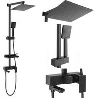 DUSCHSET Rea Jack Black - Schwarz, Metall (21.5/102/45cm) - REA