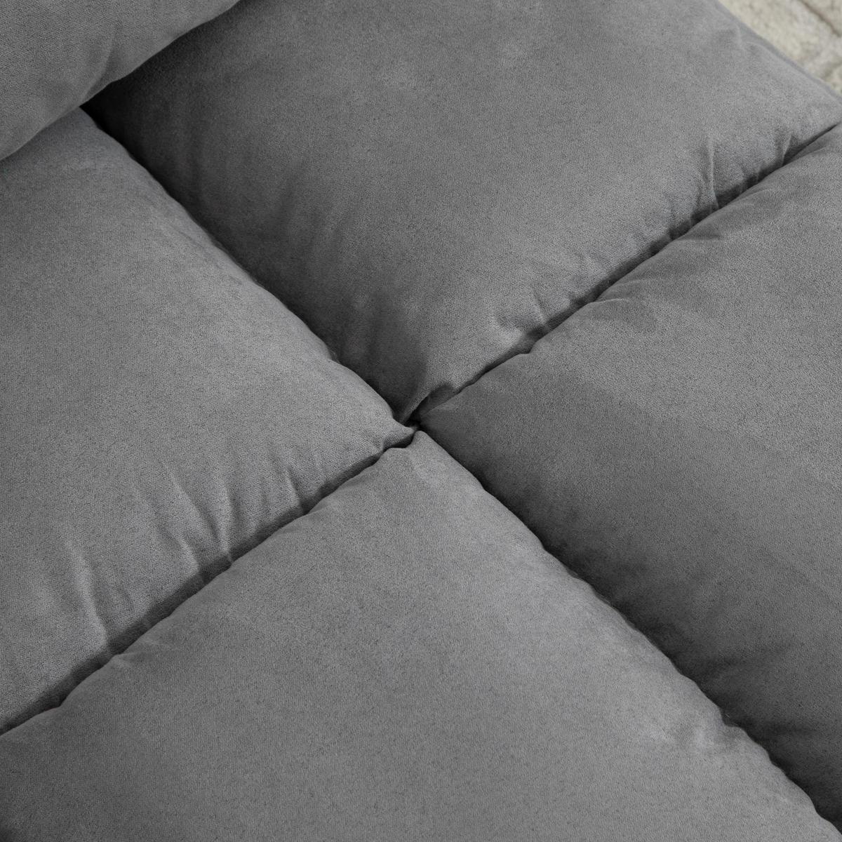 BODENSTUHL BODENSESSEL DE-06511 mit Liegefunktion, 3-fach verstellbare Rückenlehne Grau - Grau, Holz/Textil (73/60/102cm) - ComfortXL