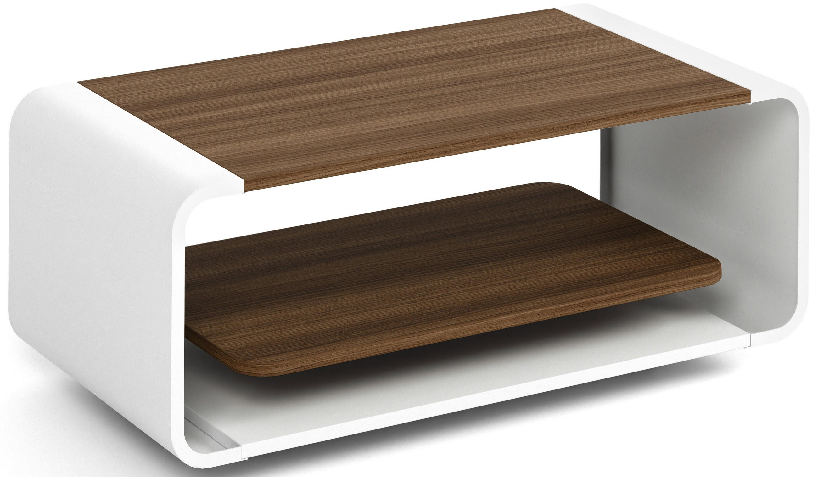 WFL Group Couchtisch Walnuss 100x41x50 cm