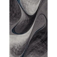 KURZFLORTEPPICH Abstrakt BIENO Polypropylen Grau 160 x 230 cm - Grau, Textil (160/230cm) - KADIMA DESIGN