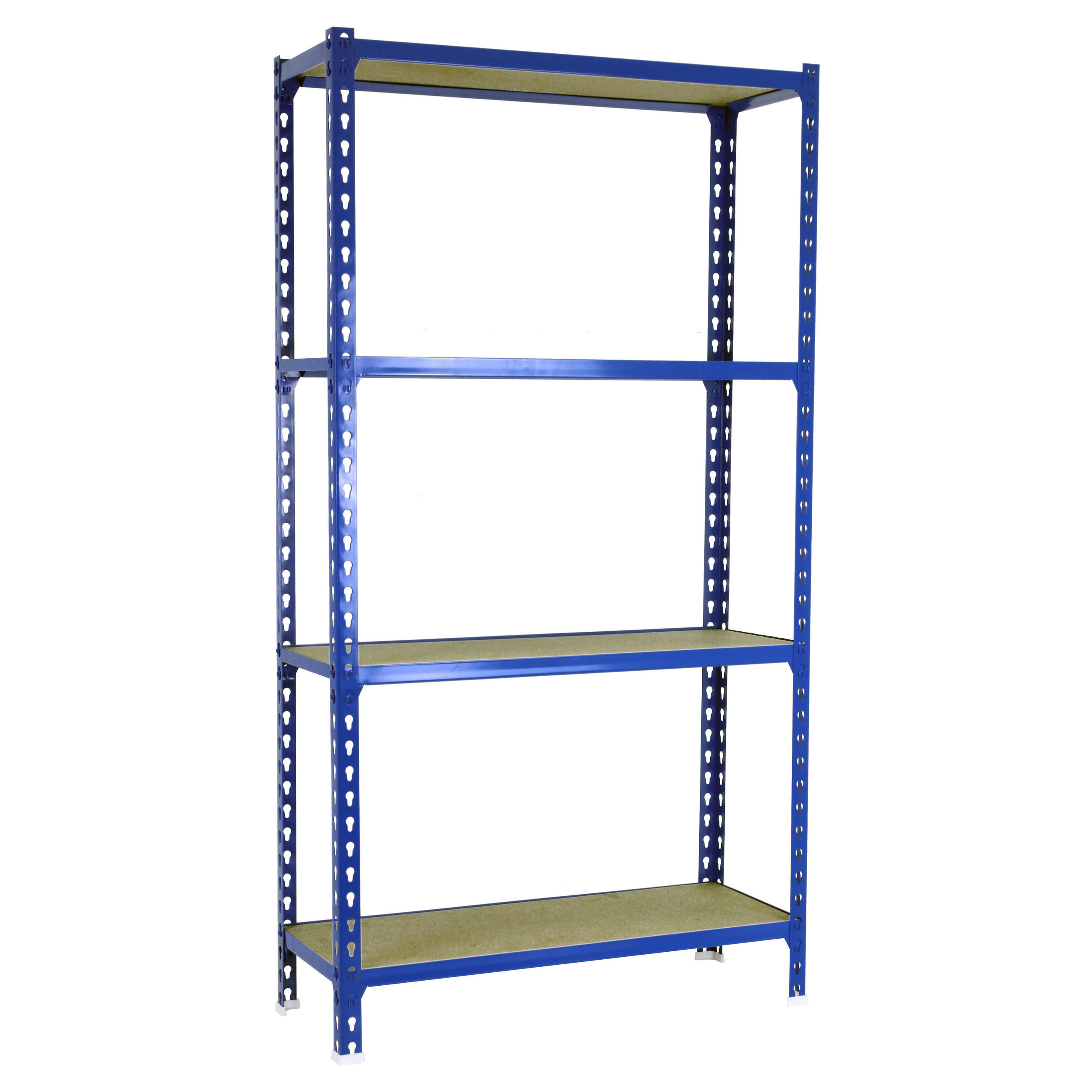 SCHWERLASTREGAL Mid Muli HxBxT 150 x 110 x 30 cm 4 Fachböden Fachlast 200 kg Grau - Grau, Metall (110/150/30cm) - PROREGAL