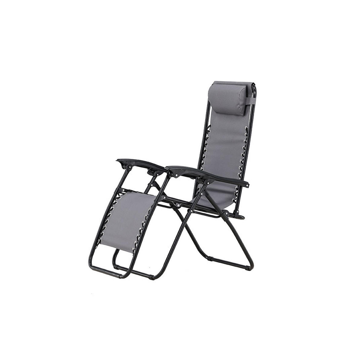 LIEGESTUHL, Vulcano, Stühle Grau, Stahl, 64 x 156 x 85 cm - Grau, Metall (64/85/156cm) - ebuy24
