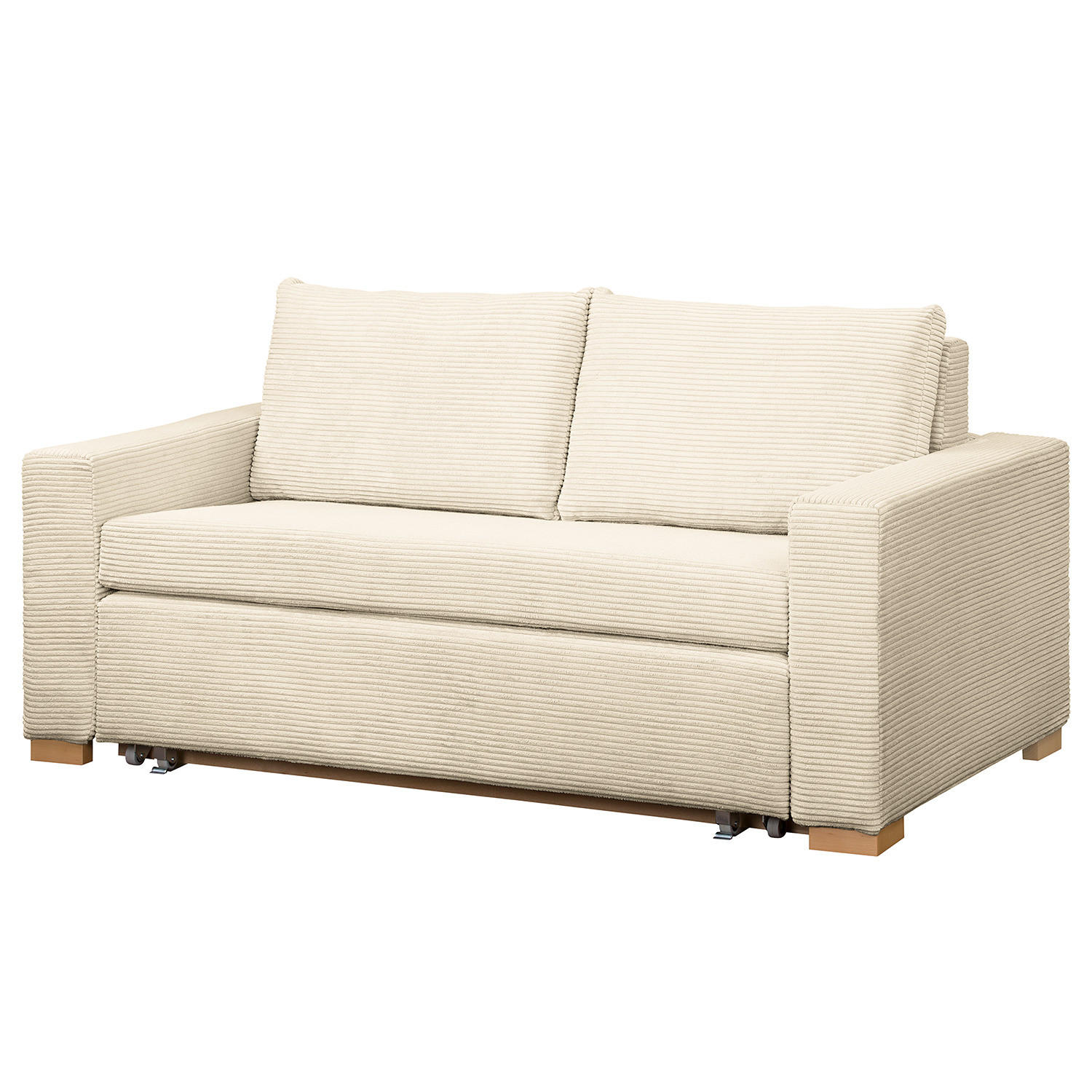 SCHLAFSOFA - Beige, Holz/Buchenholz (193/90/90cm) - home24