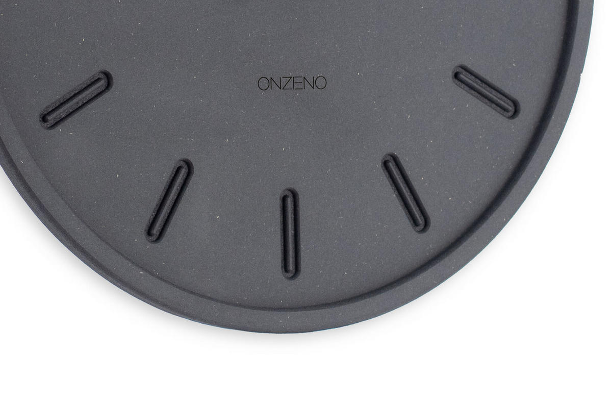 WANDUHR Design Schwarz 29/29 cm - Schwarz, Holzwerkstoff (0.44/29/1cm) - ONZENO