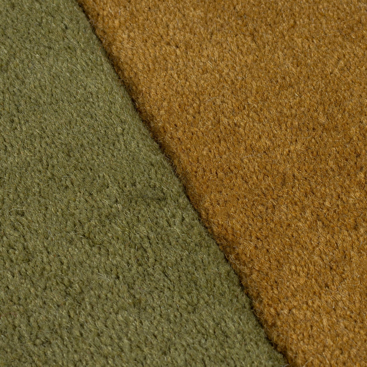 WOLLTEPPICH Rauten-Pastell, geometrisch THAMES LILY, Grün 120x180 cm - Grün, Textil (120/180cm) - KADIMA DESIGN