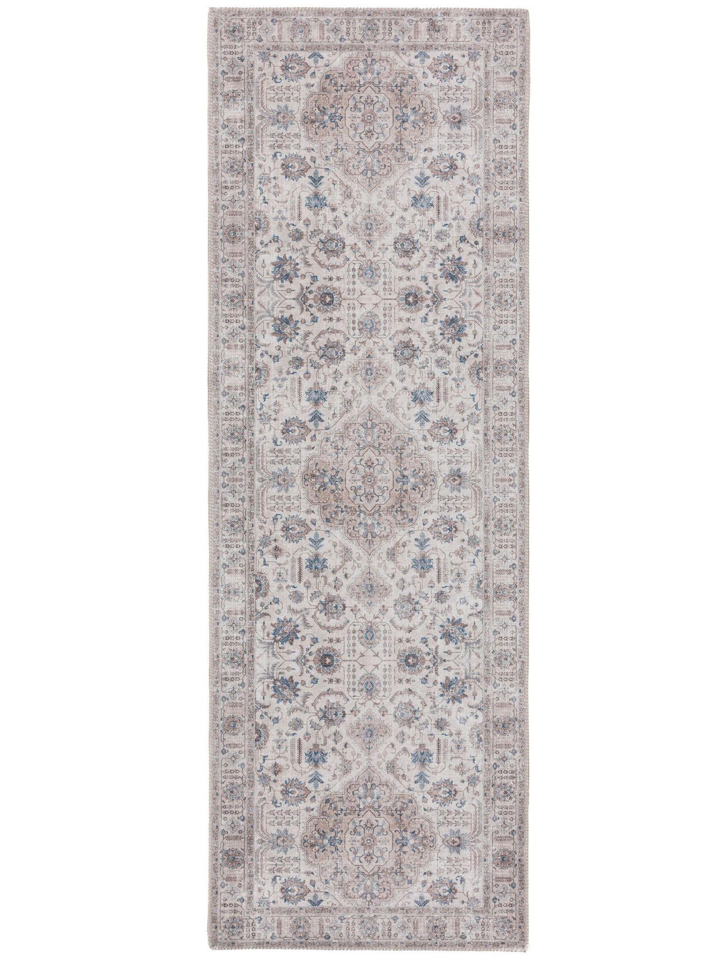 LÄUFER Laury Beige 80x240 cm - Beige, Kunststoff/Textil (80/1cm) - KUNSTLOFT