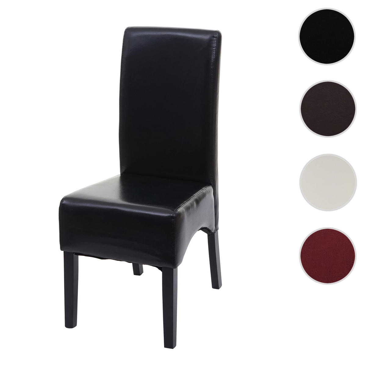 ESSZIMMERSTUHL Schwarz - Schwarz, Holz (44/100/56cm) - MCW