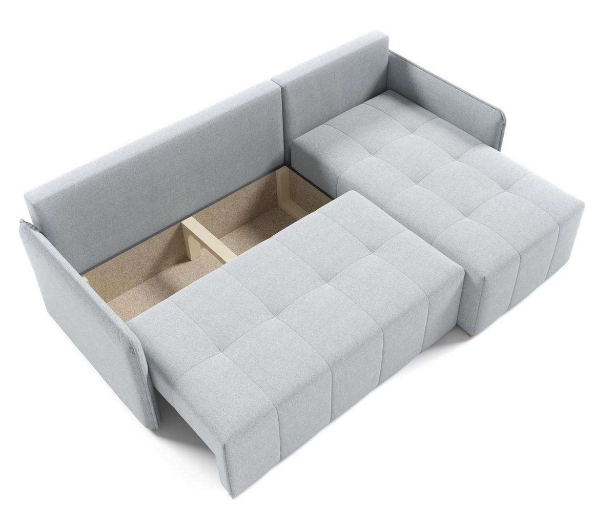 ECKSOFA Granatowy GREND Rechts - Multicolor, Textil (210/140cm) - Sepro Meble