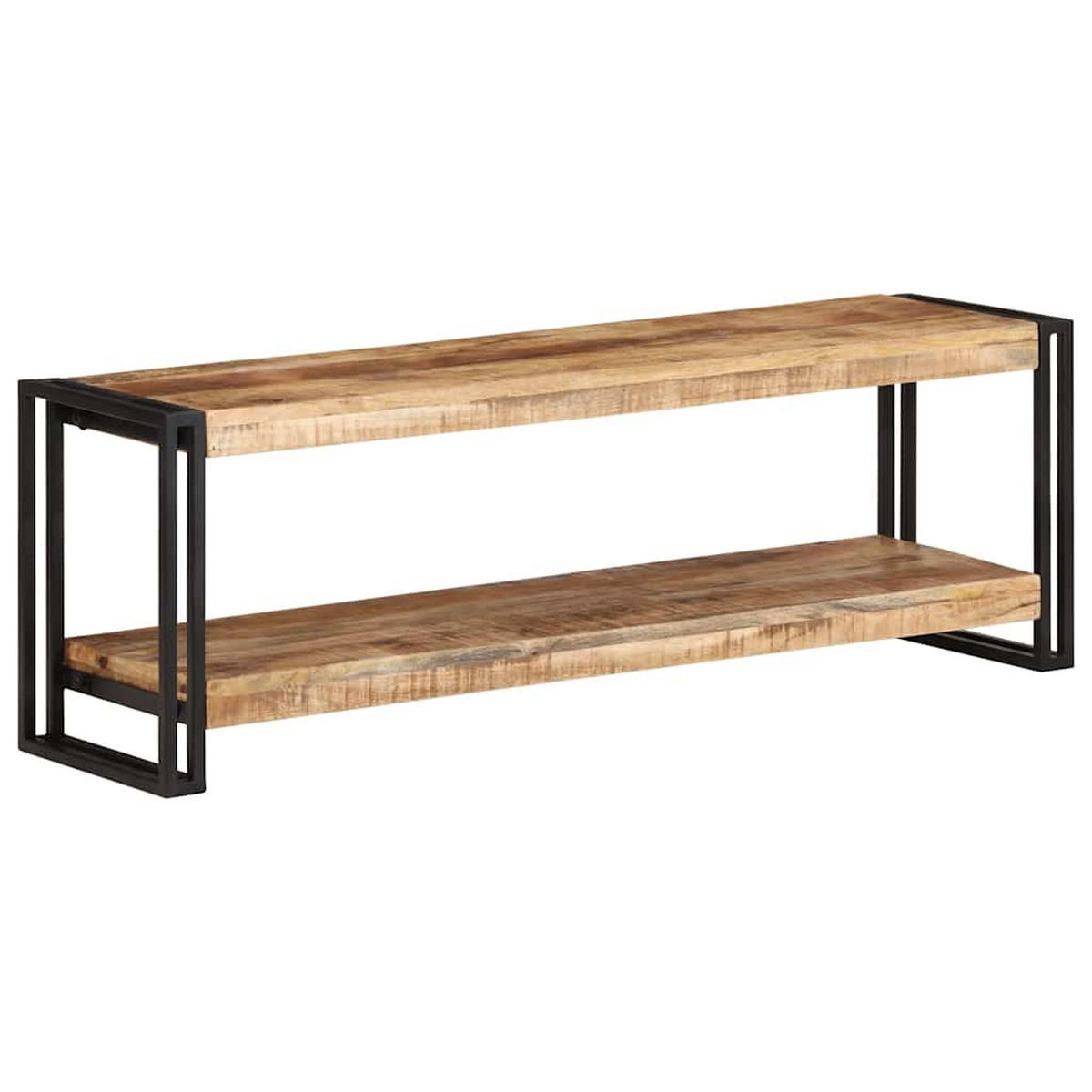 TV-SCHRANK 120/30/40 Cm Raues Mangoholz - Braun, Holz (30/90/30.5cm) - vidaXL