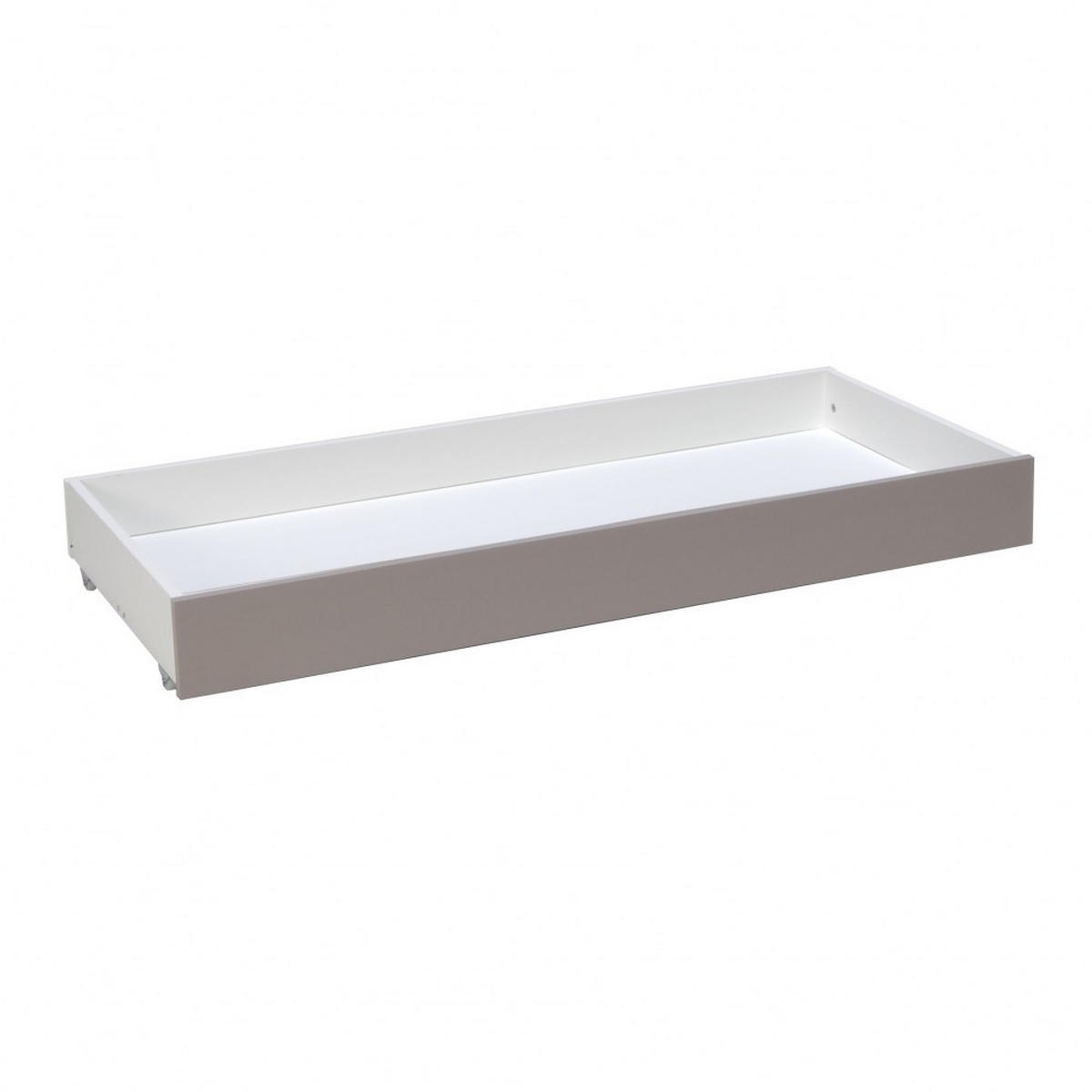 BETTSCHUBKASTEN TOBY /Aufbewahrungsschublade - Grau - Grau, Holzwerkstoff - Weber Industries