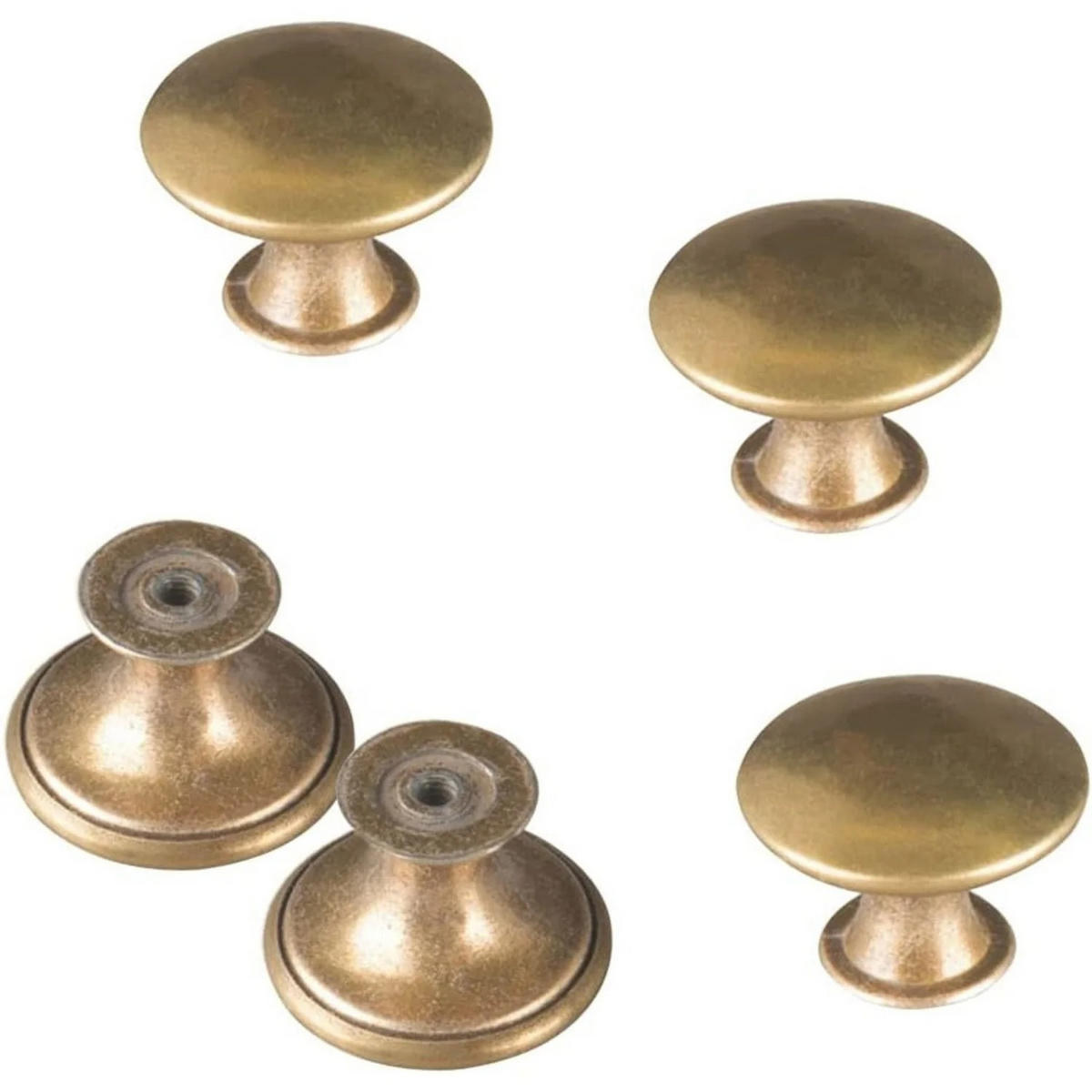 SCHRANKKNOPF Gold 20er-Set 30 mm - Goldfarben, Metall (3/2.1/3cm)