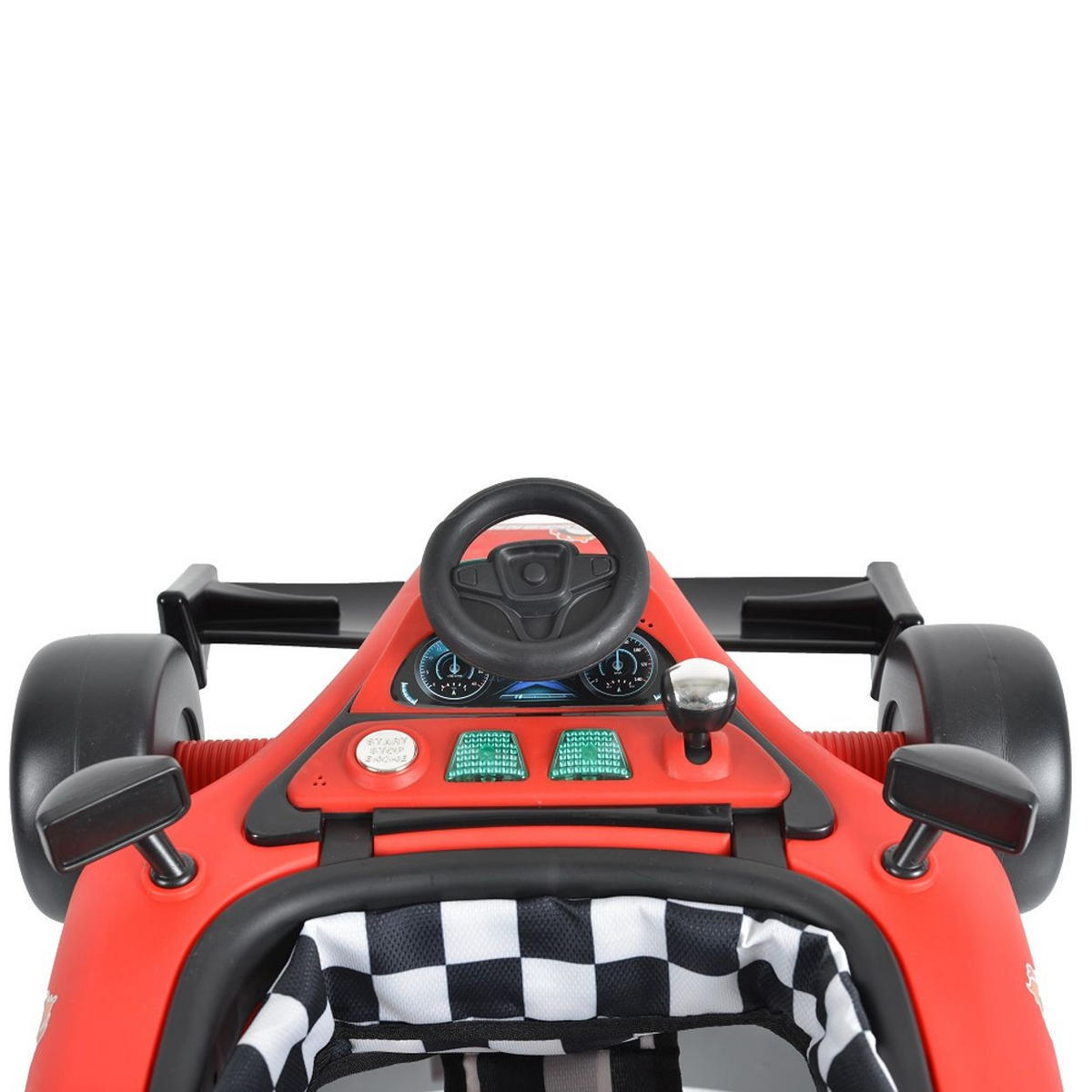 LAUFHILFE Daytonna 2 in 1 rot Lauflernwagen, höhenverstellbar, Musik - Rot, Kunststoff (64/65/70cm) - Cangaroo