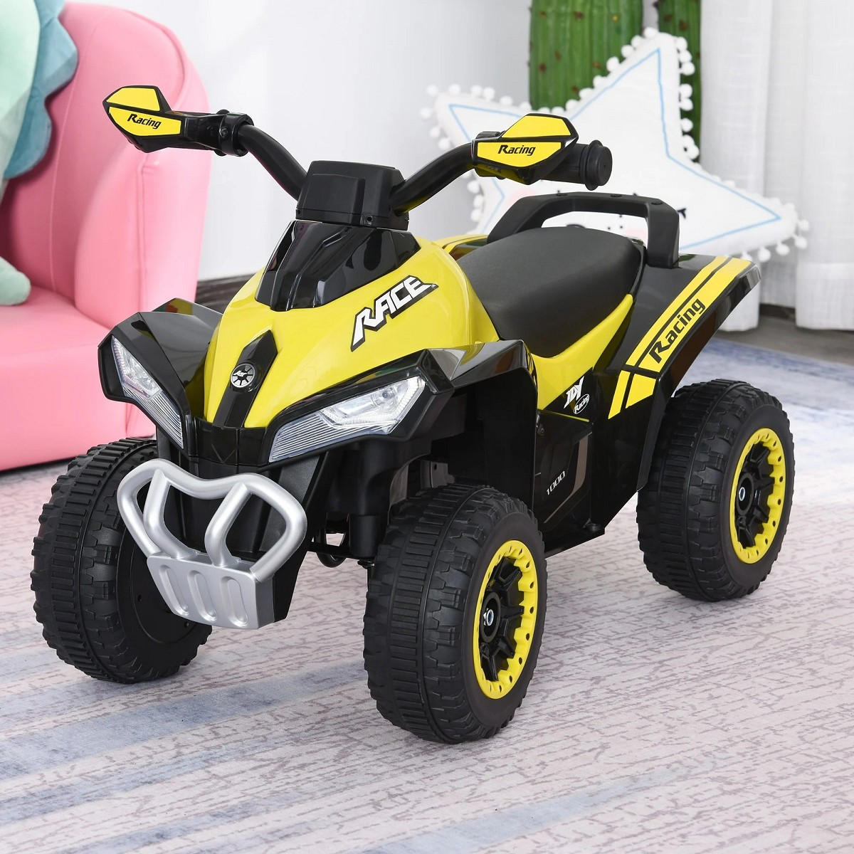 RUTSCHAUTO Gelb - Gelb, Kunststoff (44/67.5/38cm) - Jamb