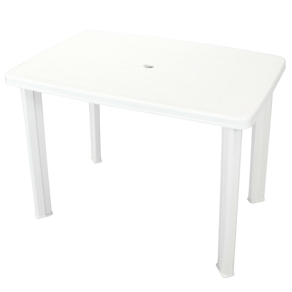 vidaXL Gartentisch Weiß 68x72x101 cm