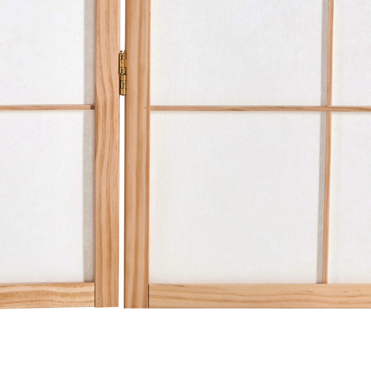 PARAVENT 6-tlg. 264/179 cm Braun Bambusmuster - Braun, Holz (264/179/2cm) - Homestyle4u