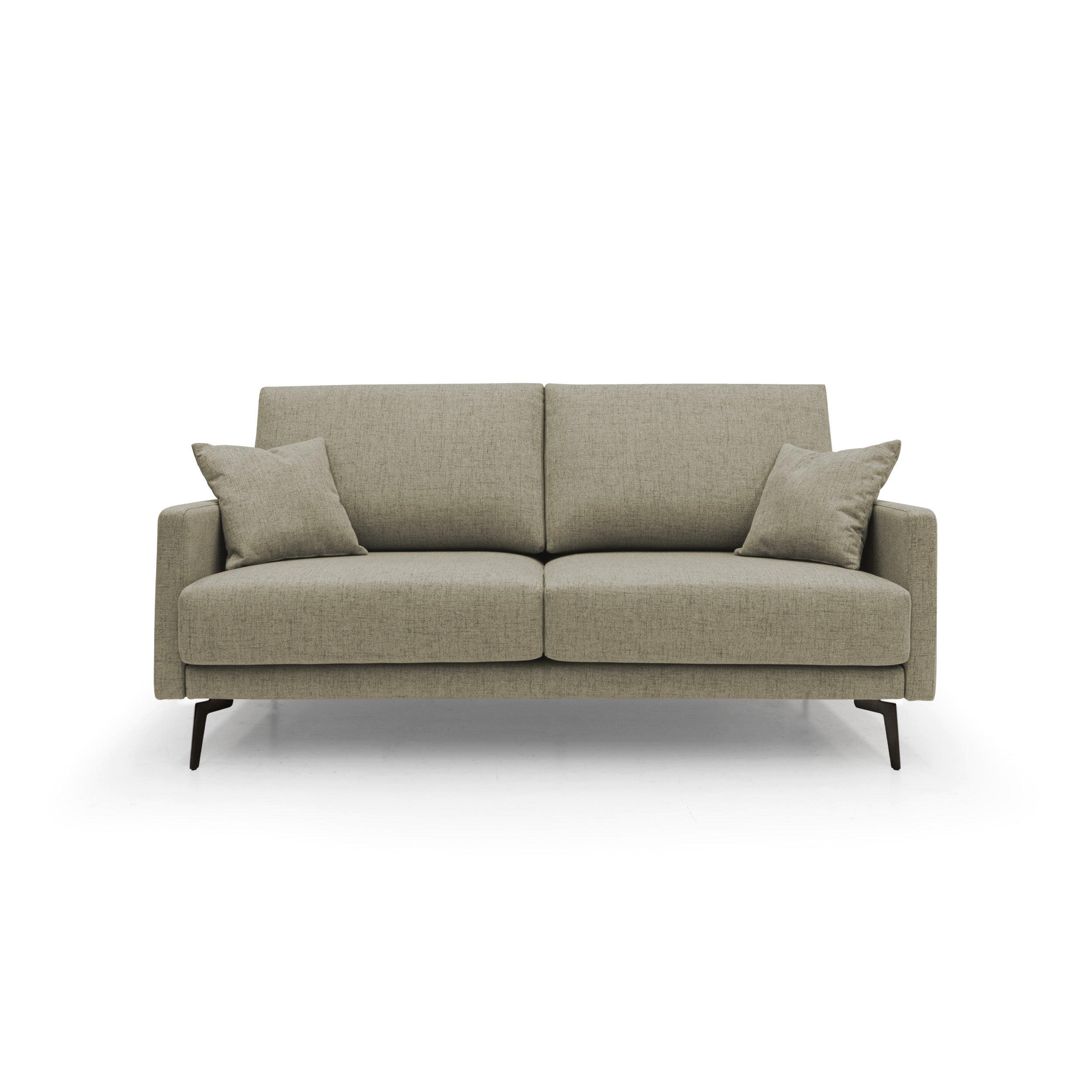 LINEARSOFA Saturno - Braun, Textil (140/94/90cm) - Divani.store