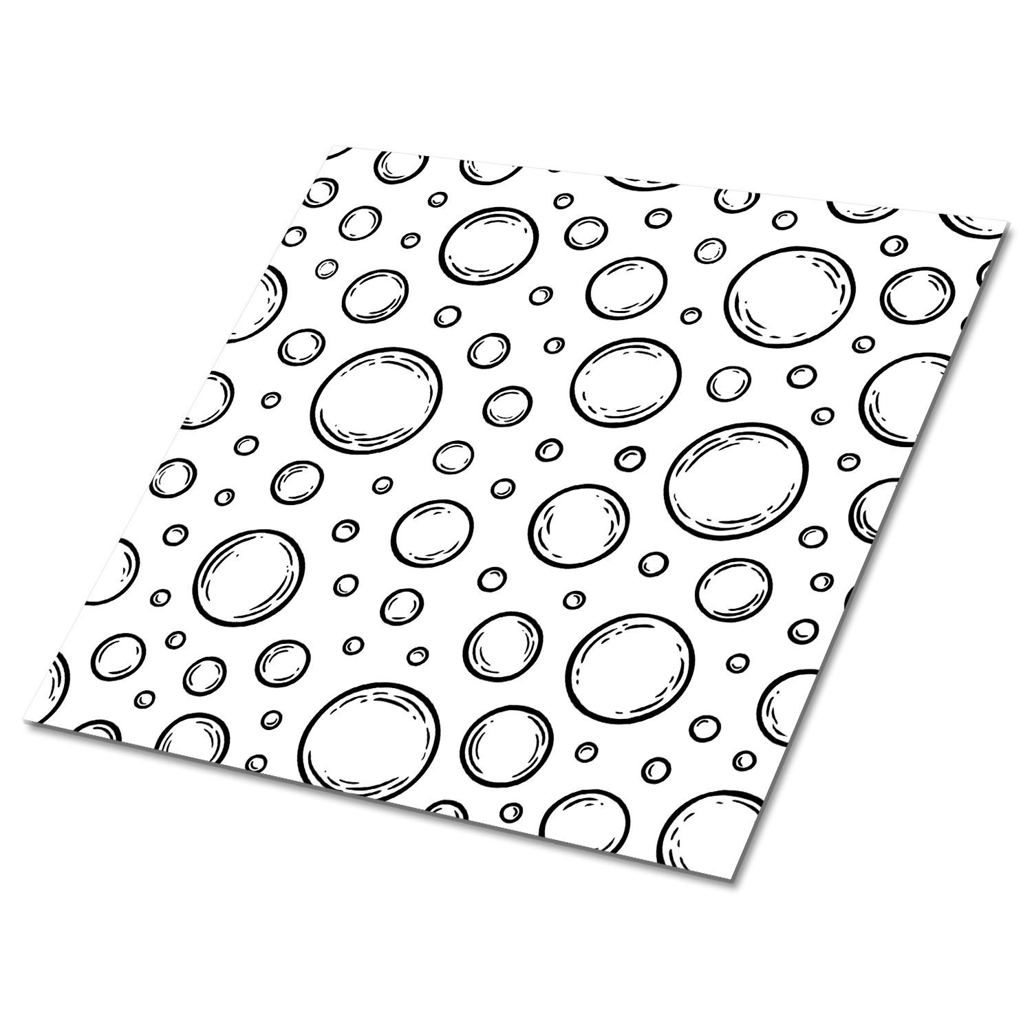 FLIESENAUFKLEBER 9 Stück 30x30 cm selbstklebend Luftblasen - Schwarz, Textil (30/1.6/30cm) - TULUP