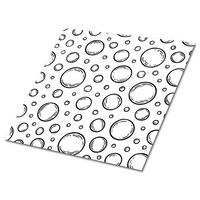 FLIESENAUFKLEBER 9 Stück 30x30 cm selbstklebend Luftblasen - Schwarz, Textil (30/1.6/30cm) - TULUP