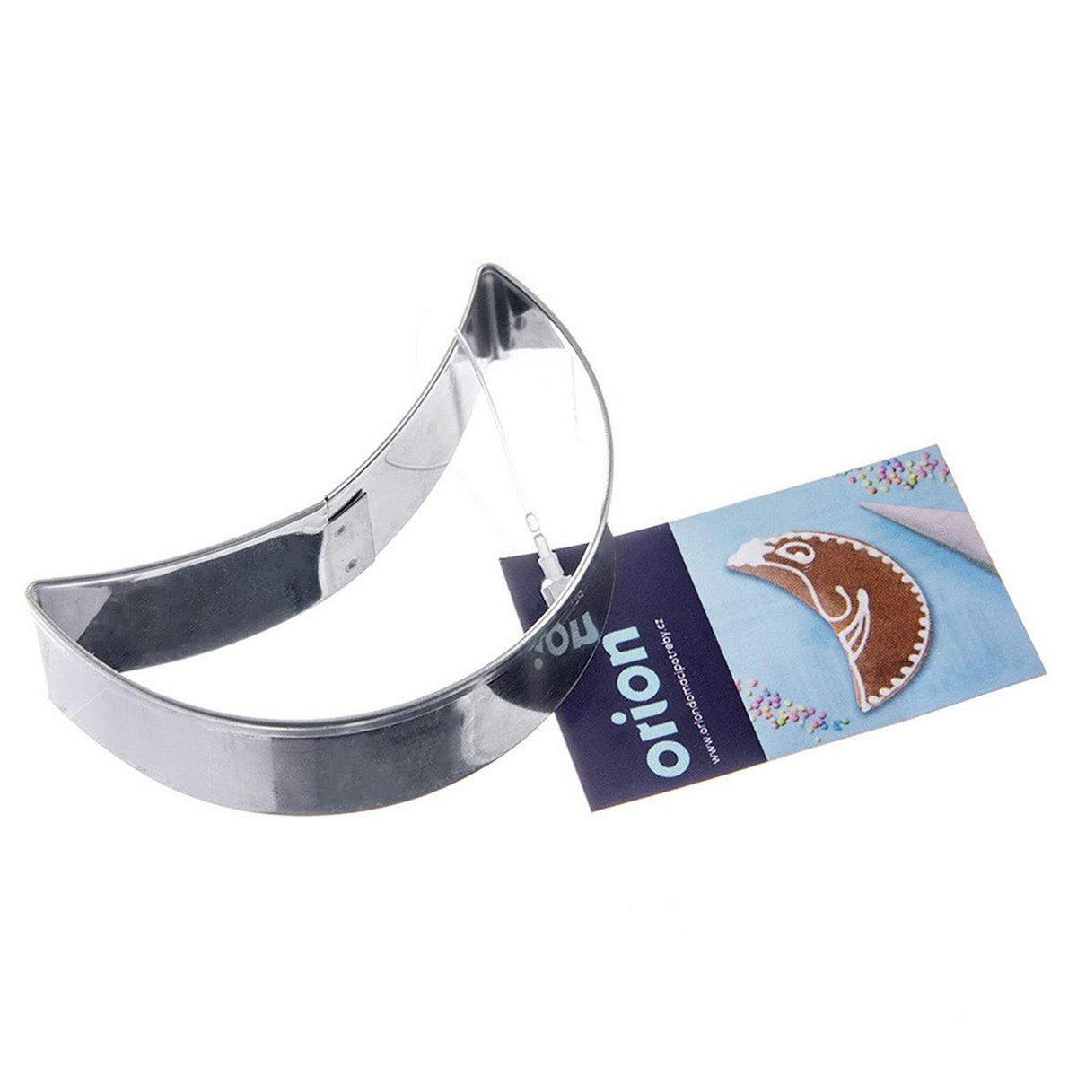 AUSSTECHFORM Halbmond 6 cm Silber - Silberfarben, Metall (3.7/1.5/6cm) - Orion 