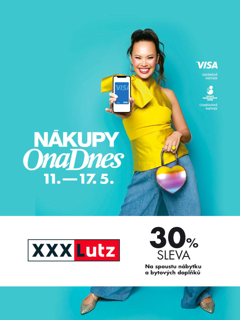 Nákupy Ona Dnes 11.-17.5., 30 % sleva na spoustu nábytku a bytových doplňků