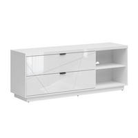 TV-MÖBEL Sven Weiß - Weiß, Holzwerkstoff (156/61/43cm) - Petits-meubles