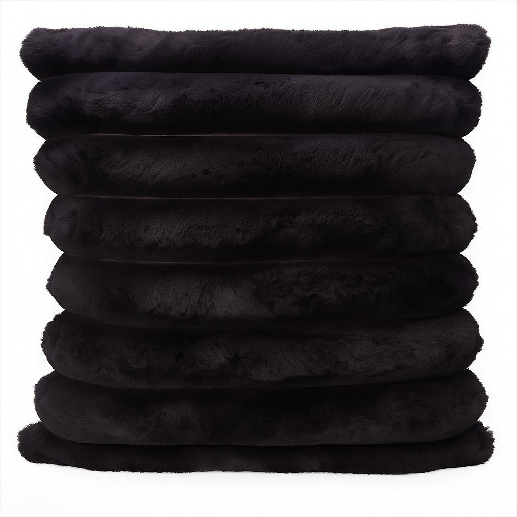 Home Styling Collection Dekokissen Schwarz 45x45 cm