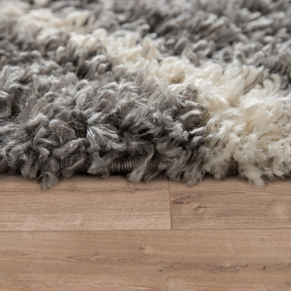 HOCHFLORTEPPICH 160/160 cm Kalmar 441 - Grau, Textil (160/160cm) - Paco Home