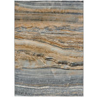 WEBTEPPICH Sand Dreams 133/190 cm - Sandfarben/Grau, Naturmaterialien/Textil (133/190cm) - Atticgo