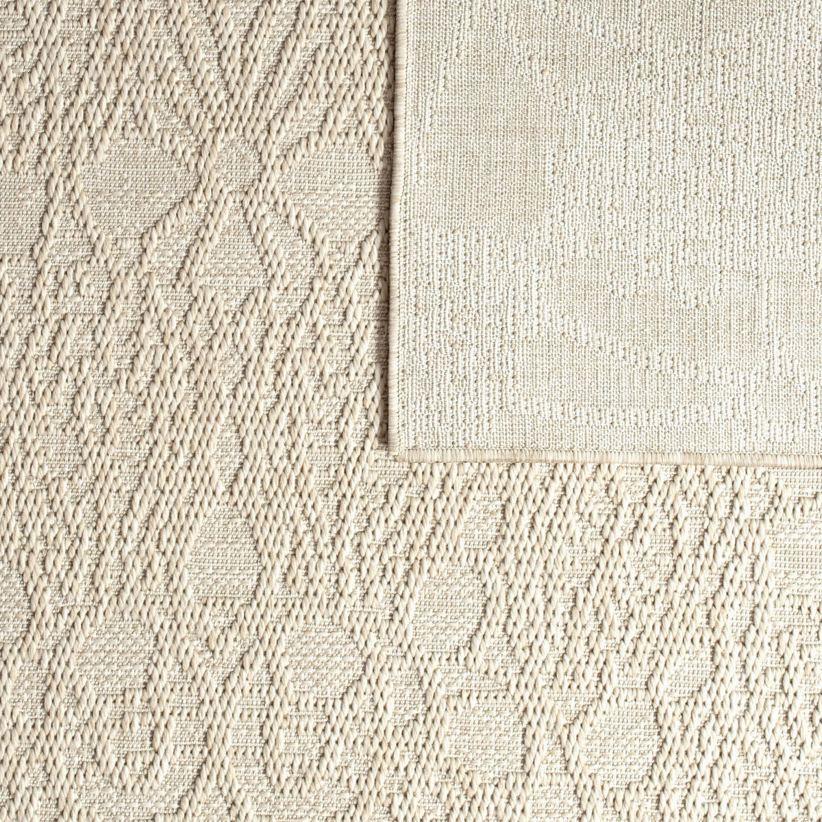 OUTDOORTEPPICH 120/160 cm Rimini 411 - Creme, Textil (120/160cm) - Paco Home