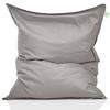 RIESEN-SITZSACK "Square" XXL - Baumwolle - Grau, Textil (140/25/180cm) - Green Bean